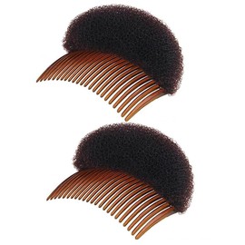 2Pcs Hair Styling Accessories Set, Foam Bun Maker Inserts, Volume Up Pads, Braid Tool Clips, Barrettes Hair Accessories