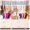 Hat Organizer for Baseball Caps, 2 Pcs No Install Acrylic
