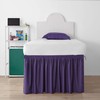 Dorm Sized Bed Skirt Panel with Ties (1 Panel) -