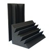 8 PCS 4.6"x4.6"x9.4" Sale Acoustic Foam Black Bass trap Soundproof