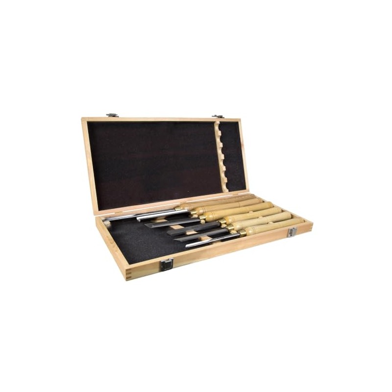 WEN CH15 6-Piece 16-to-22-Inch Artisan Chisel Set with High-Speed Steel