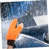 Mikinona 2pcs Dual Sided Car Wash Mitts Fleece Cleaning Gloves