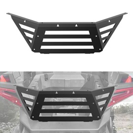 LitMiRaCle Rear Cargo Bed Extender Tailgate Compatible with 2022 2023 2024 Polaris RZR PRO R/PRO R 4, Black Heavy Duty Steel Back Bed Enclosure Rack Accessories