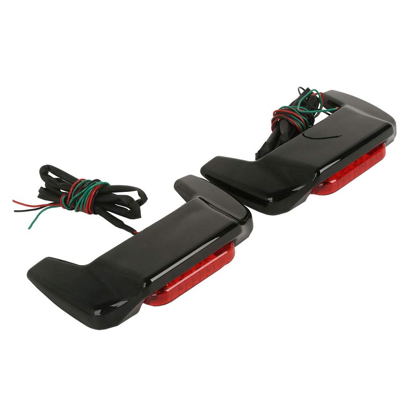 TCMT LED Hard Saddlebag Lid Spoiler Kit Fits for Harley
