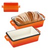 Northriver Casting Enameled Cast Iron Loaf Pan with Lid, Best
