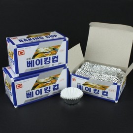 Samjin Baking Cups, Silver Cups, 70 Pies, 1 Box, 50 Pieces 10000