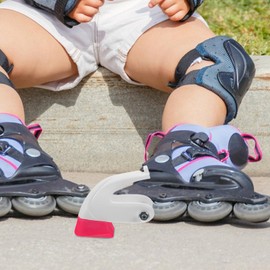 Toddmomy 1 Set Brake Kids Roller Skates Professional Skates Stops Braking Block Portable Skate Stopper Roller Skates Accessories Replacement Block Pads Part Ice Skates Rubber Child