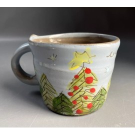 ZPOTS Hand Thrown Mug 16 oz by Eric & Noelle Hendrick - EVERLASTING LIGHT - New