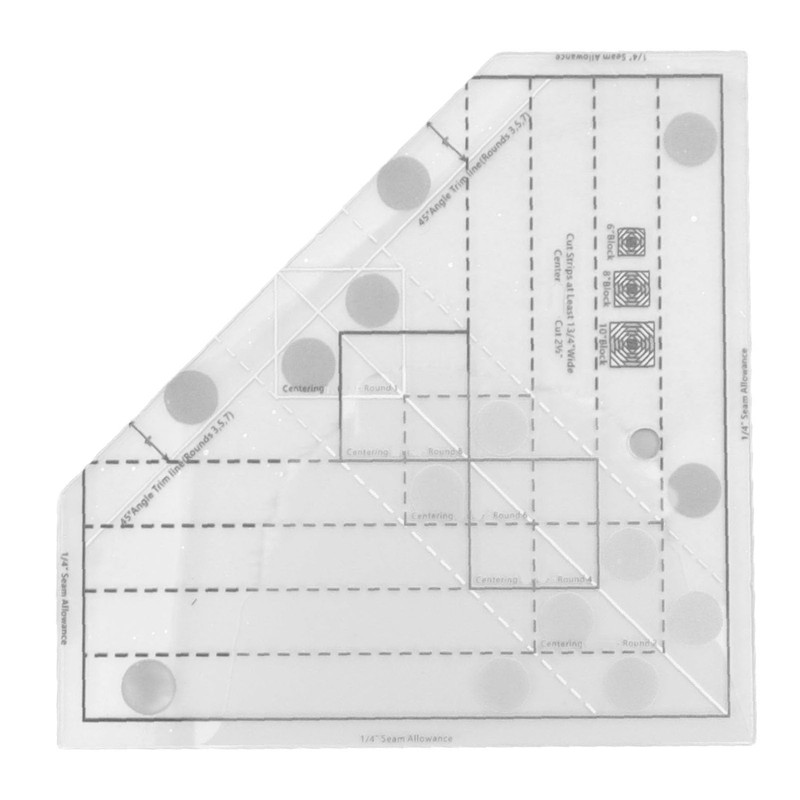 Ids Quilting Ruler, Professional Household Sewing Ruler or Sewing Supplies