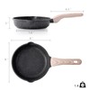 Kordisen Nonstick Frying Pan Skillet, 8 Inch Small Egg Omelet