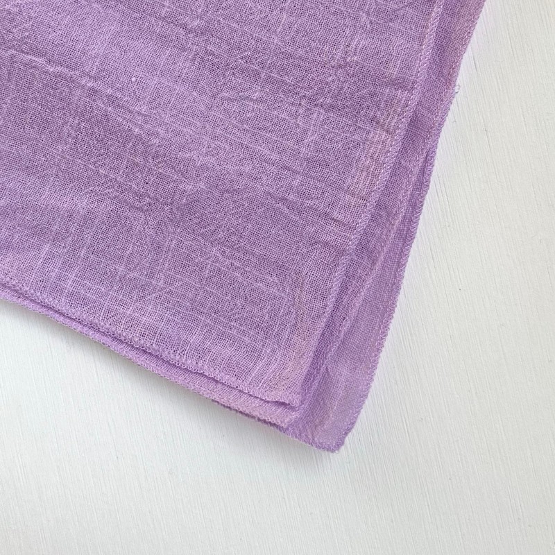 Generic Lavender Mauve Purple 100% Linen Cloth Cotton Square Napkins,