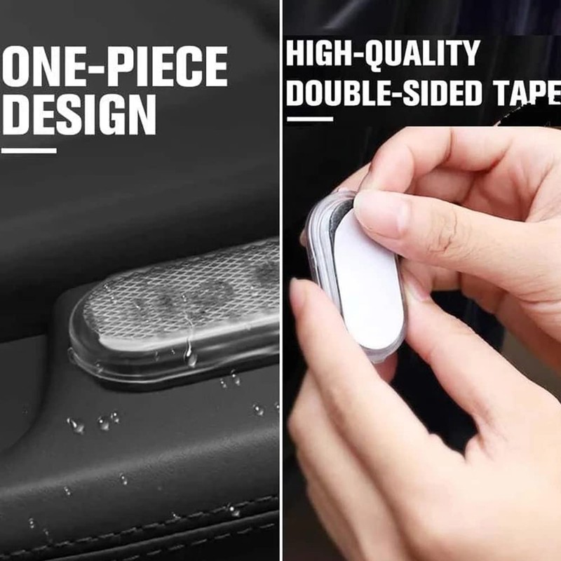 2Pcs Car Interior LED Sensor Light USB Rechargeable Touch Switch
