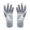 VENI MASEE Winter Lover Snow Print Keep Warm Touch Screen