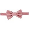 DonDon Men's Handmade Silk Look Bow Tie 12 x 6
