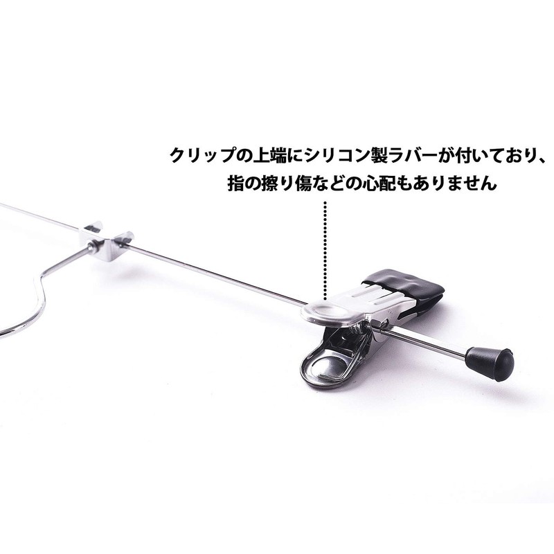 YOGeski Pants/Skirt Clip Hangers, Slip - resistant, Sturdy, Convenient, Black