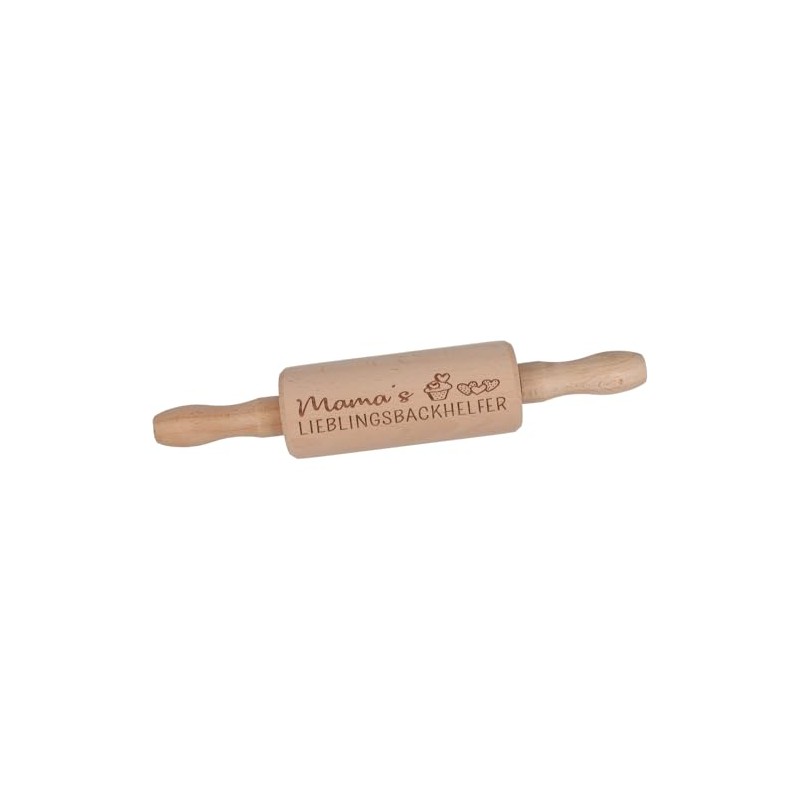 Spruchreif Children's rolling pin with engraving, rolling pin for children,