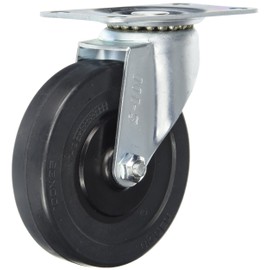 Nanshin General Caster Plate Specifications Flexible φ100 Rubber Wheels TEL-100 RL