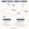 10-Pack Metal Z-Shaped Pants Hangers, Non-Slip Closet Organizer