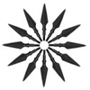 toparchery 6pcs Arrow Heads Black Steel Broadheads Screw-in Field Point