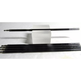 Unbranded/Generic 5 GEL STICK BLACK BALLPOINT REFILLS-FIT BIC CLICK BALLPOINT PENS