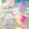 CaLoogn Shells Beach Towel Clips for Pool Chairs, Lounge Chairs,
