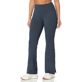 Danskin Women's Slit Flare Yoga Pants, Neo Navy