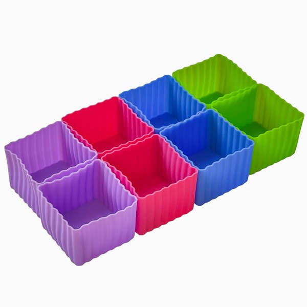 Yumbox Silicone Bento Lunch Box Accessories and Baking Cups Set