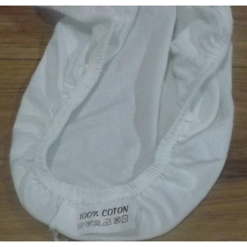 2 x Travel Cot 95 x 65 Fitted Sheets -