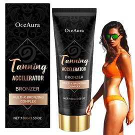 100g Solarium Creme Mit Bronzer, 1PCSBräunungsbeschleuniger Solarium, Tanning Gel, für Solarium und Sonne, Intensiv Bräunungslotion, Langanhaltende Ergebnisse Tanning, Schnelleres Tanning