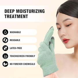 Guantes Hidratantes Para Manos Secas Con Reparación Nocturna, Guantes Hidratantes De Gel De Silicona Para Spa, Guantes Reutilizables Para El Cuidado D