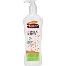 Palmers Cocoa Butter Formula con Vitamina E  Q10 Firming Butter  Locin Reafirmante, Cuidado Esencial de la Piel Post Parto, Manteca de Karit, Colgeno 