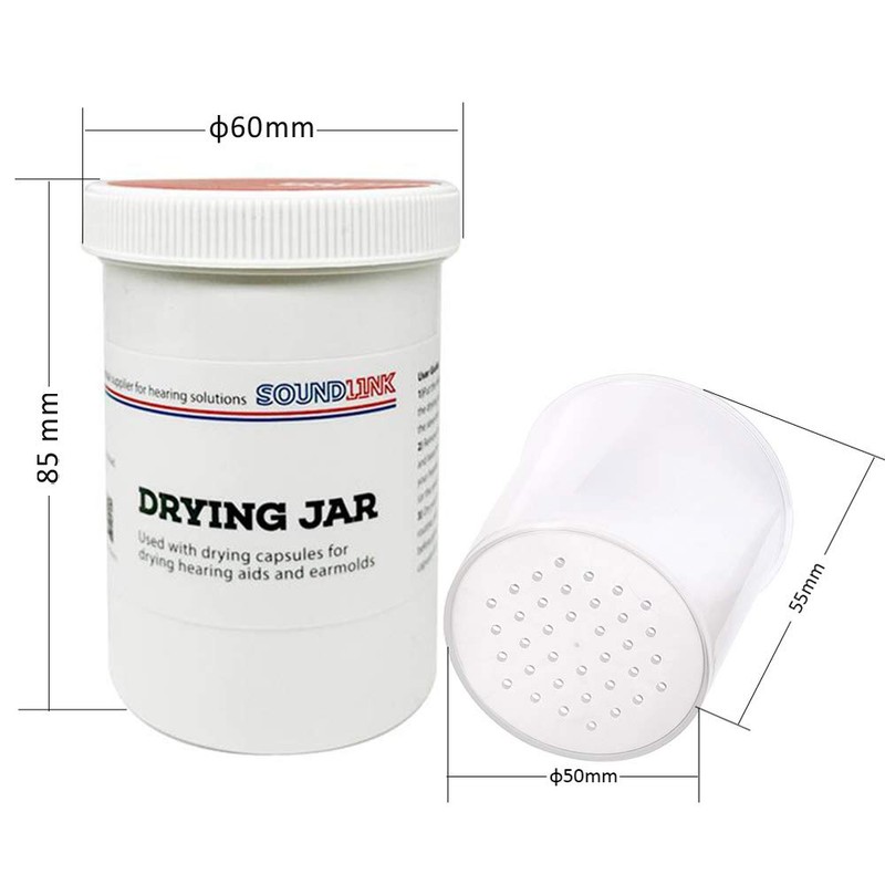 Hearing Aids Drying Kit Drying Jar Drying Dehumidifier Dryer (Two