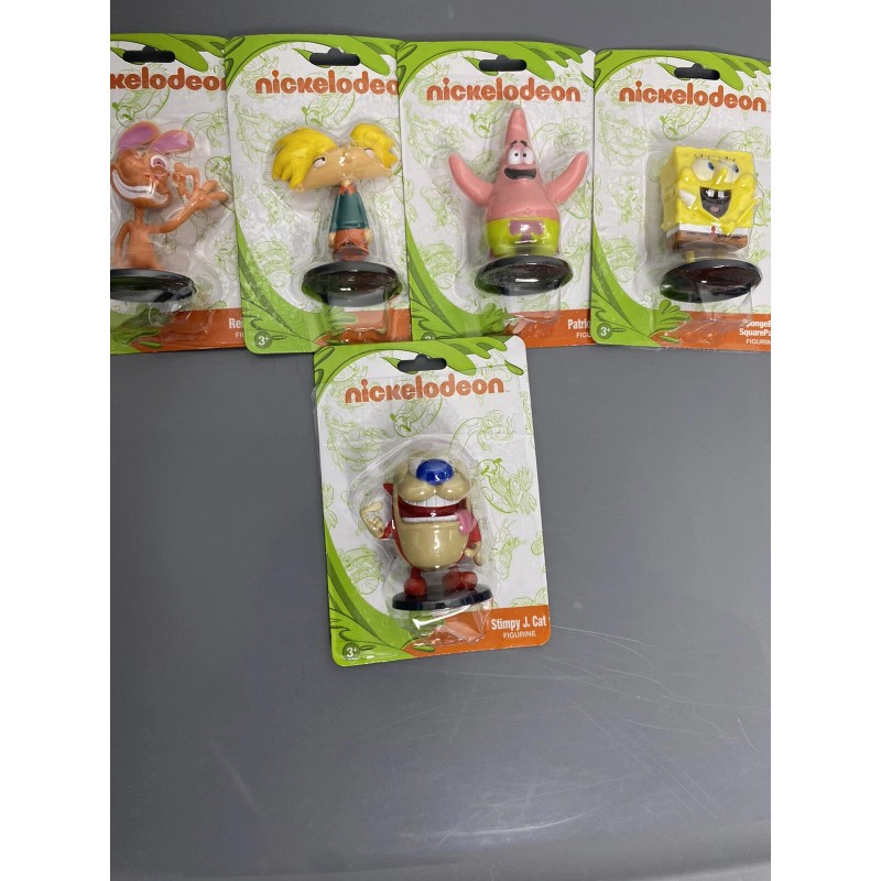 Nickelodeon Lot Of 5 Nickelodeon Mini Figures Ren Stimpy Hey