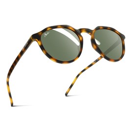 Okulars® Eco Pacific PET Recycled Sunglasses for Men and Women - Filter UV400 - One Size, Green