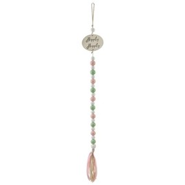 Boston International Easter Decoration Multicolor Pastel Wood Bead Garland, 28-Inch, Hippity Hoppity