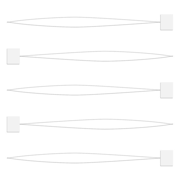 5PCS Punch Needle Threader, 7.87" Long Needle Threading Tool Quick