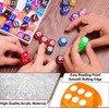 50 Pieces Dice Set 6 Sided 10 Colours Spot Dices