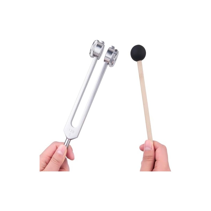 128 Hz Weighted Tuning Fork Medical-Grade Tuning Forks for Healing-Professional