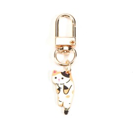 Cat Keyring Car Key Ring Key Holder Pendant Cat Mum Sister Colleague Birthday Gift Gifts for Cat Lovers Brown, gold, S