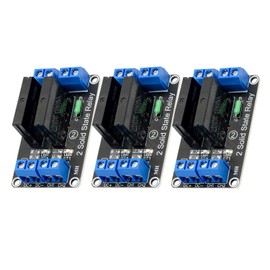 3 x 2 Channel Relay Module 5 V DC Solid State Relay Compatible with Arduino and Raspberry Pi, Low Level Trigger Power Switch Relay Board