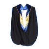 MyGradDay Deluxe Graduation Doctoral Hood with Gold Piping,Available Customization