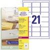 Avery Zweckform L7560 A4 Address Labels – 525 Labels 63.5