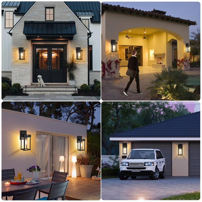 Beikingsun Solar Porch Lights Outdoor with Motion Sensor & 3