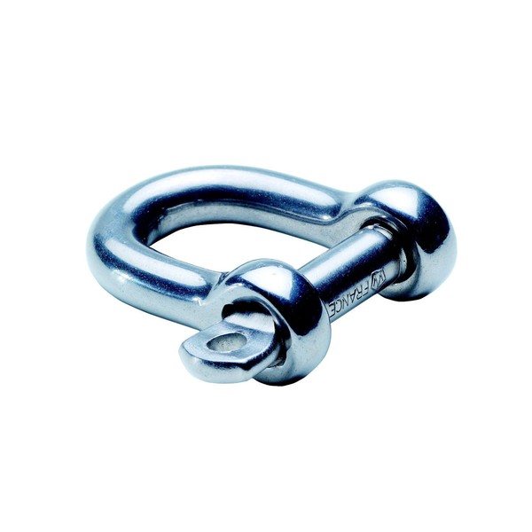 Wichard 322201 Shackle D Shackle, Stainless Steel, Pin Diameter 0.2 inches (4 mm), Breaking Strength 0.7 t