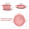 Foldable Silicone Makeup Brush Cleaner Bowl - Etercycle Portable Cleaning