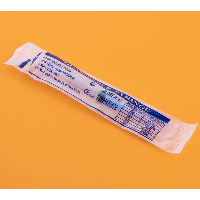 SHAOTONG 3ml 23G Syringes with needle Luer Lock sterile Packaging