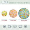3 Pieces Beeswax Bowl Covers Reusable Beeswax Food Wrap Stretch