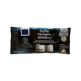MagicEzy Fiberglass RepairEzy (Blue) - Fiberglass Repair Kit in a Tube - Fix Wide Cracks, Chips and Holes - Fiberglass Showers, Hot Tubs, Canoes, Boats, Jet Skis - Ultra Strong