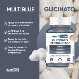 Glicinato Magnesio Relajación Sueño Multiblue Caps Sabor
