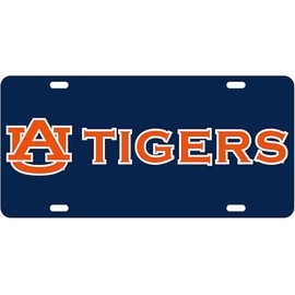 Decorvo College License Plate Acrylic Tag - Car Truck Accessory (Auburn)